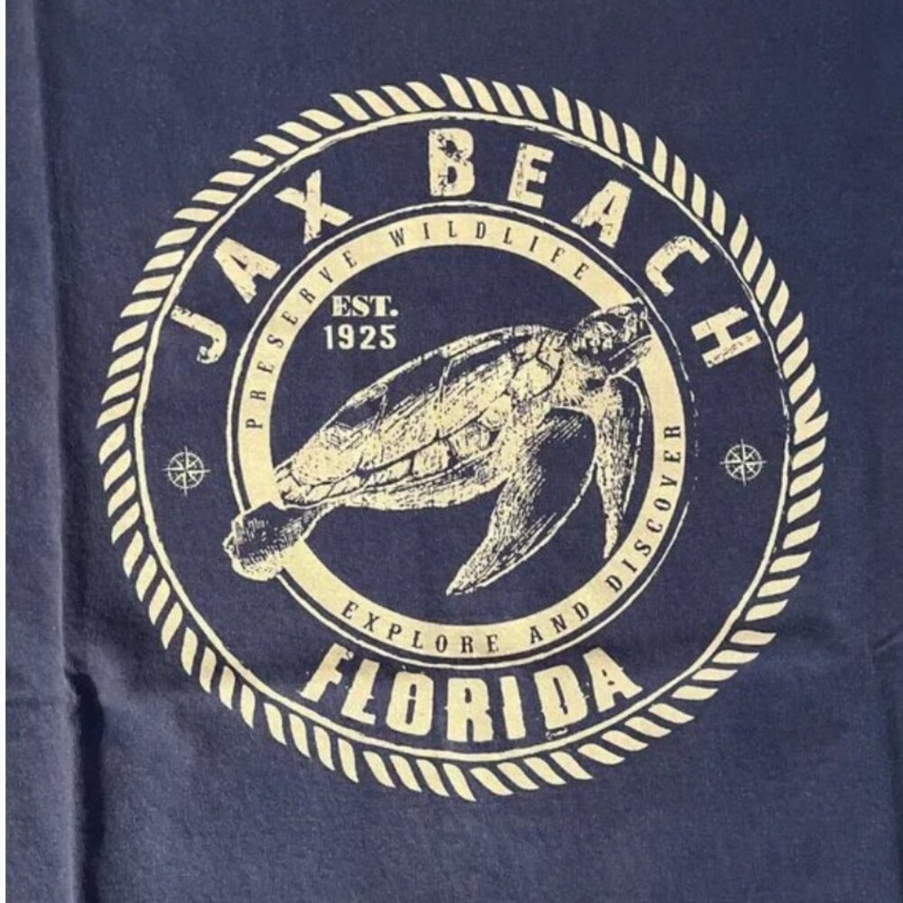 🆕NWOT Comfort Colors Jax Beach Florida T-Shirt • Size Large